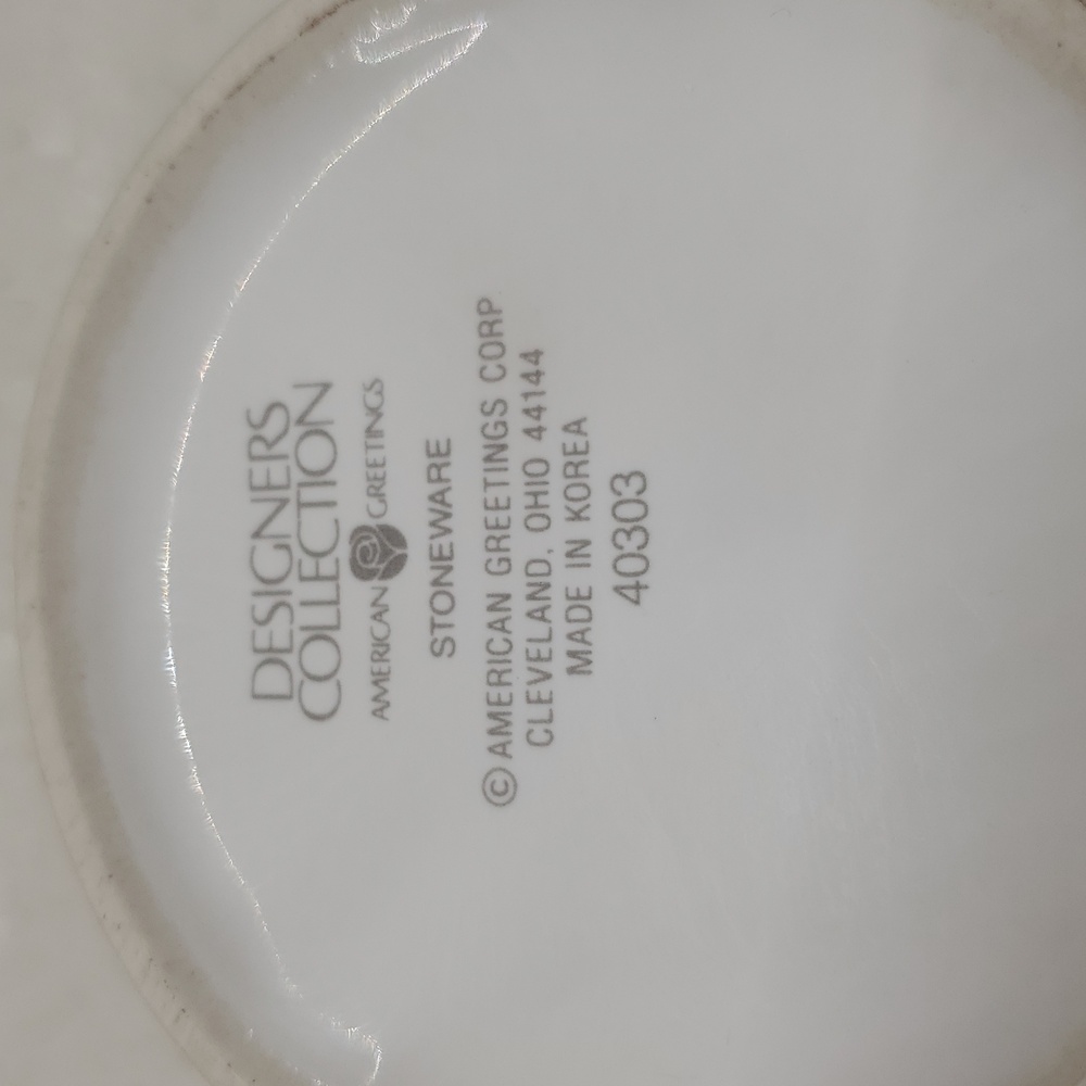 American Greetings Vintage Stoneware Mug Smile God Thinks You're Special - Picture 6 of 6